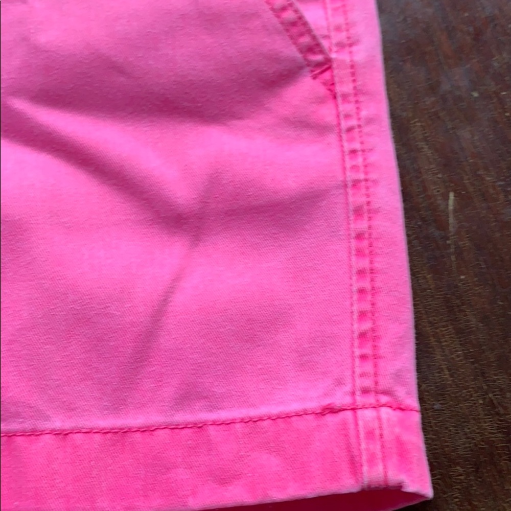 J. Crew shorts neon pink Chino cotton size 4 - Picture 7 of 8